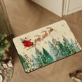 thumbnail image 4 of Christmas Absorbent Floor Mat for Kitchen and Bathroom | Non-Slip Entryway and Indoor Doormat | Decorative Holiday Rug for Living Room, Bedroom, and Doorway | Soft Polyester Home Mat, 4 of 6