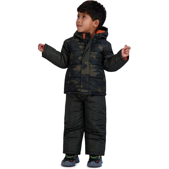 Rothschild Boys' Ski Jacket and Snowbib Snowsuit Set