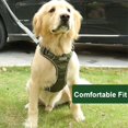 thumbnail image 2 of Reflective Nylon Pet Dog Harness Dog Padded Vest Adjustable Chest Strap Safety Lead All Weathers for Large Medium Small Dogs, 2 of 5