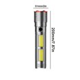 thumbnail image 3 of Linterna Led Recargable para Exteriores | Larga Distancia y Gran Potencia para Patrullaje de Emergencia | Gran Capacidad | Carga Rápida Usb | Resistente Al Agua Ipx4, 3 of 7
