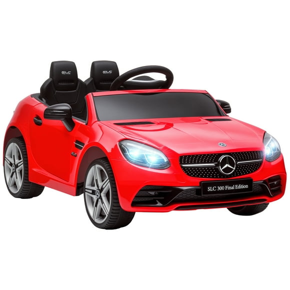 Aosom 12V Kids Electric Ride On Car with Parent Remote Control Red