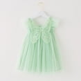 thumbnail image 2 of Taybagh Toddler Girl Dress Fly Sleeve Formal Wedding Guest Dress with Butterfly Wing Holiday Girl Clothes, 2 of 5