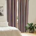 thumbnail image 2 of Ambesonne Retro Curtains, Vintage Geometric Stipes, Pair of 28"x95", Multicolor, 2 of 5