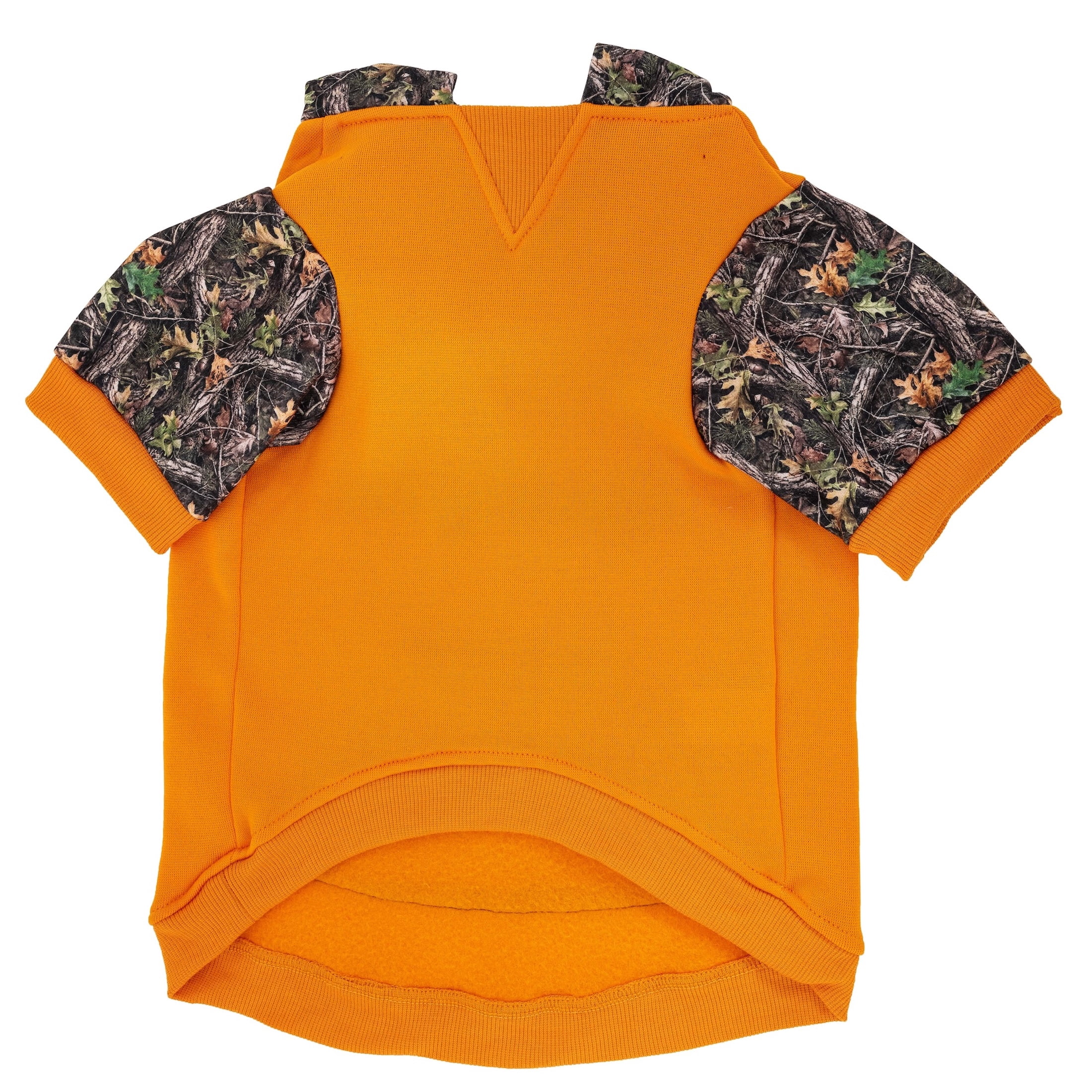 Remington Camo Logo Pet Hoodie for Dogs, Orange, Size M