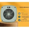 thumbnail image 4 of Portable Desktop Ceramic Fan Mini Heater Electric 450-800W - 2 Heat Settings Low Energy, Efficient, Overheat & Tip-Over Protection, 4 of 4