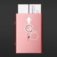 thumbnail image 6 of SagaSave Thumb Slide Business Card Case Hand Push Card Case 18 Business Cards Capacity Aluminum Alloy 7 Colors, 6 of 6