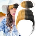 thumbnail image 1 of Perruque à Franges pour Femmes Extension de Cheveux Humains Perruque Air Bangs Favoris Qi Bangs Hairpin, 1 of 6