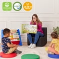 thumbnail image 5 of ECR4Kids SoftZone Contoured Rocking Chair, 12in Seat Height, Flexible Seating, Black, 5 of 9