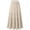 #0556-Beige, variant on Neewe Women's Flowy Maxi Skirt Summer Ruched High Drawstring Elastic Waisted Casual Long Skirts with Pockets