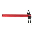 thumbnail image 3 of Carpenter Measuring Tool, T Type Square Ruler With Standard Scale And Screw Holes, Aluminum Alloy Carpentry Marking Tool For Layout And Measurement, 3 of 8