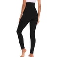 thumbnail image 4 of Lucakuins - Legging de maternidad para mujer con pantalones de yoga para embarazo de panel completo Lucakuins moda, 4 of 5