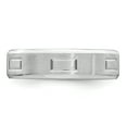 thumbnail image 3 of 925 Sterling Silver 6mm Brushed Fancy Band Ring Size 9, 3 of 7