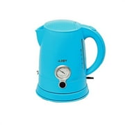 aJOY Professional Designer Series 1.7L Cordless Electric Kettle BPA Free 360 Degree Conceal Heating Element Overheat Protection Control (Blue)