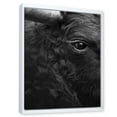 thumbnail image 3 of Designart 'Close Up Of Eye Of A Bull' Farmhouse Framed Canvas Wall Art Print, 3 of 5