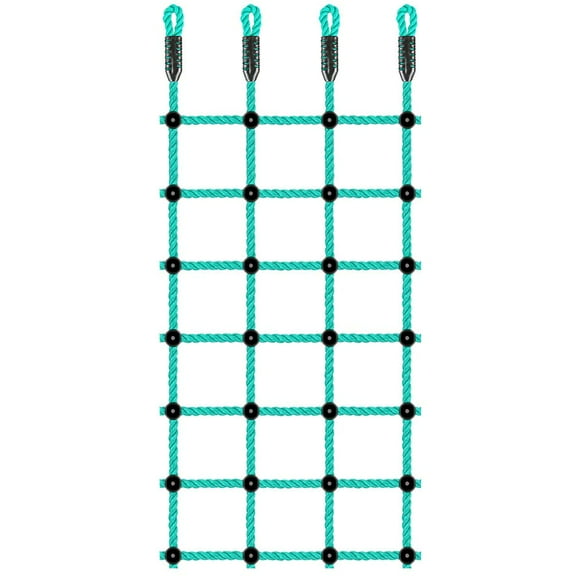 BeneLabel Climbing Cargo Net, Indoor/Outdoor Military Webbing Net, 100% Nylon Rope Ladder, Corrosion Resistant, 75cm x 195cm