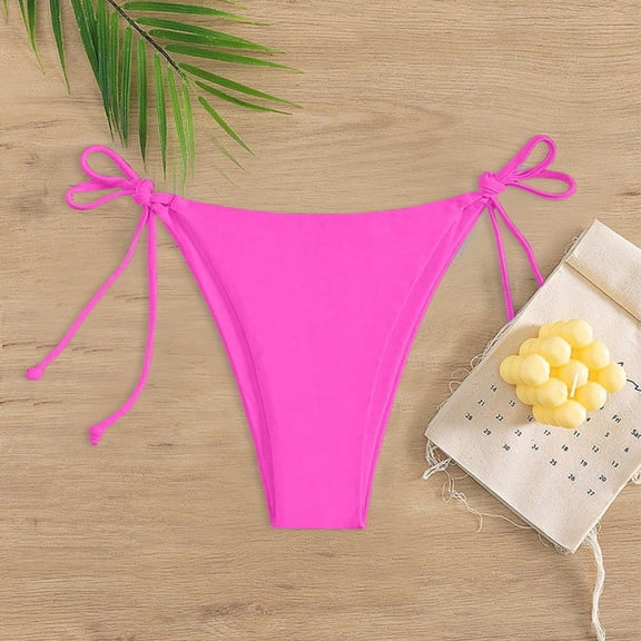 Swim Shorts For Womens Full Coverage Swim Bottoms Pink Mid Rise Bikini Bottom Swim Suit For Women