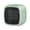 Green, variant on ZLBDYG Compact Portable Heater with Rapid 2-Second Heat Up Technology, Quiet Desktop Warmer for Room and Office Indoor Use with Overheat Protection and Energy Efficient Operation