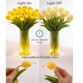 thumbnail image 5 of Artificial Tulip Flowers LED Lights, 15 PCS Radiant Romantic Tulip Light, Twinkling LED Tulips, Flower Shaped Ambient Night Lamp for Bedroom Bedside Decor, 5 of 7