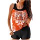 thumbnail image 1 of Modesto Trajes de Baño para las Mujeres Multicolor Patrón de Impresión, Pantalones Cortos de Cintura Alta Y Sling Top para la Playa, Piscina Y Regalos de Vacaciones, 1 of 6