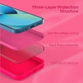 thumbnail image 5 of Compatible with iPhone 13 Mini Case, Liquid Silicone Gel Rubber Cover with Microfiber Lining, Full Body Drop Protection Phone Case for iPhone 13 5.4 Inch(2021), Hot Pink, 5 of 13