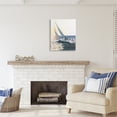 thumbnail image 2 of Stupell Industries Boating at Sunrise Transportation Painting Gallery Wrapped Canvas Print Wall Art, 24 x 30, 2 of 7