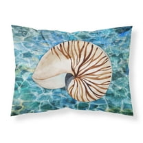 Sea Shell and Water Fabric Standard Pillowcase