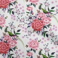 thumbnail image 1 of oneOone Velvet White Fabric Asian Chinese Sewing Craft Projects Fabric Prints By Yard 58 Inch Wide, 1 of 4