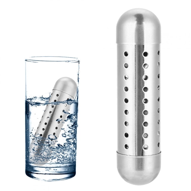 Yotown Filtro de Agua al Aire Libre portátil, Agua alcalina portátil Ionizador Hidrógeno Minerals Wand Filtro de Agua purificador(#1(8×2cm)) Protección de La Piel Crtynell NO