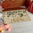 thumbnail image 2 of Xmas Tree Ornament Merry Christmas Doormat, Winter Low-Profile Switch Rug Home Decor Door Mat Floor Mat for Outdoor Indoor 17x29 Inch, 2 of 6