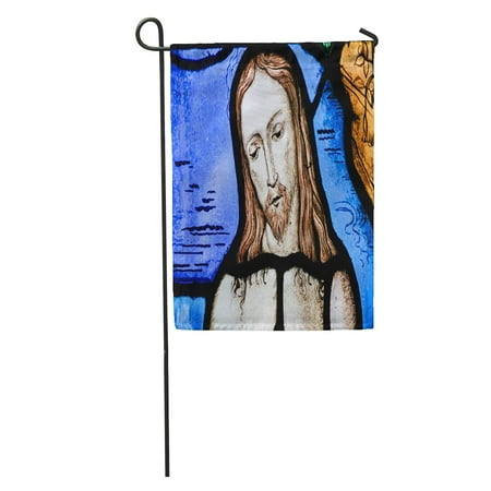 SIDONKU Tervuren Belgium March 13 Stained Glass in The Church Garden Flag Decorative Flag House Banner 28x40 inch