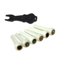 thumbnail image 5 of 1 Set Delicate Guitar Bridge Pins Guitar String Pegs String Guitars Part Guitars Replacement Bridge Pins Bone Texture, 5 of 9
