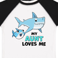 thumbnail image 4 of Inktastic My Aunt Loves Me with Cute Sharks Boys or Girls Toddler T-Shirt, 4 of 5