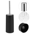 thumbnail image 3 of Cepillo para Inodoro Fugacal Acero Inoxidable Compacto Fuerte con Base Pesada Negro, 3 of 10
