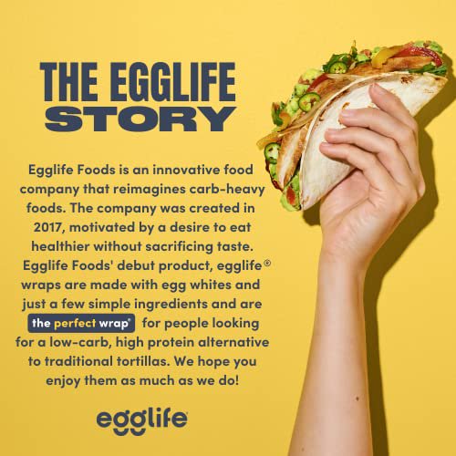 egglife egg white wraps, Everything Bagel, Egg White Wraps, 36 Total