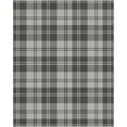 thumbnail image 5 of Well Woven Apollo Flatwoven Plaid Dark Grey 9'10" x 13' Area Rug, 5 of 7