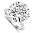 thumbnail image 2 of Silvago Jewel Round Cut 2 Ct VVS1/D Lab Created Simulated White Diamond Ring - 14K White Gold Plated Ring - Solitaire Engagement Wedding Ring for Women's - Gifts for Wife - Classic Gifts for Women's, 2 of 3