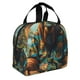 thumbnail image 2 of Easygdp Forest Meditating Gorilla Bolsa Térmica Premium - Tela Oxford Impermeable, Gran Capacidad, Bolsillo Frontal, Unisex para Trabajo, Escuela, Actividades al Aire Libre y Picnics, 2 of 8