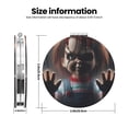 thumbnail image 3 of Lsque Chucky Pattern Cosmetic Mirror 2.6 Inch Round Handheld Travel Pocket Makeup Mirror, 3 of 8