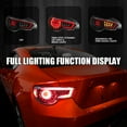 thumbnail image 3 of Spec-D Tuning Jet Black Housing Red Sequential LED Bar Tail Lights Compatible with 2013-2016 Scion FR-S, 2013-2016 Subaru BRZ, Left + Right Pair Assembly, 3 of 6