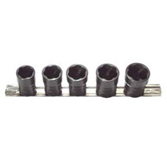 5 Piece .5 in. SAE Turbosocket Set