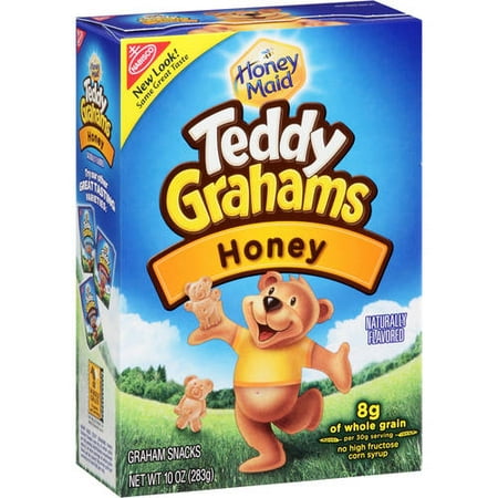 (3 Pack) Nabisco Teddy Graham Honey, 10 Oz