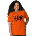 thumbnail image 5 of Boo Cute Witch Ghost Halloween Women's Graphic T Shirt Tees Brisco Brands X, 5 of 6