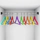 thumbnail image 2 of 4 Pcs Stainless Steel Rod Support For Curtain Rod Holders For Wardrobe Pillar Wall Rail Clothes Support For Wardrobe Closet (black), 2 of 5