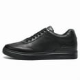 thumbnail image 2 of CMR CHAMARIPA Men's Hidden High Heel Shoes - Black Leather Casual Elevator Shoes 6CM / 2.36 Inches, 2 of 8