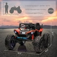 thumbnail image 2 of Shininglove 24V Electric Kids Ride on Car with Remote Control, 10Ah Battery Powered Wheel UTV with Spring Suspension for Boys, Red, 2 of 6