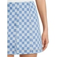 thumbnail image 4 of No Boundaries Juniors Seamed A-Line Mini Denim Skirt, Sizes XS-XXXL, 4 of 6