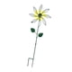 thumbnail image 5 of Escultura artística de jardín con estaca de hierro y flores, adorno impermeable blanco, 5 of 8