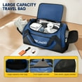 thumbnail image 2 of 25" Travel Duffle Bag with Shoe Compartment, 56L Overnight Bag for Gym Sport Travel,Blue - LX238, 2 of 6