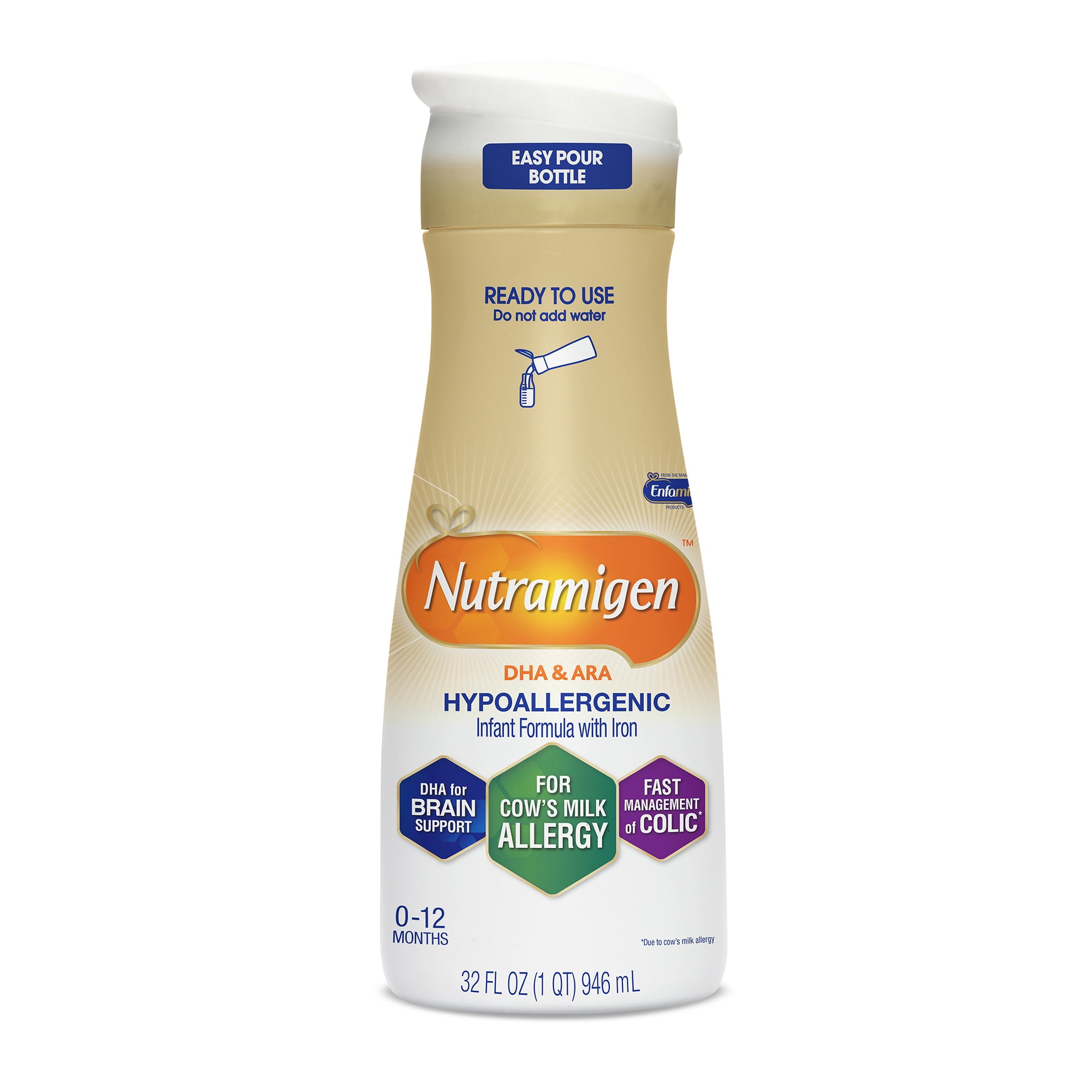 Nutramigen Hypoallergenic Infant Formula With Enflora LGG Ready To 