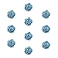 thumbnail image 1 of Jumpingount 10 piezas de flores artificiales para manualidades DIY, decoración de simulación de uñas epoxi, tocados, artesanía de Color sólido Ropa, zapatos y accesorios Miscelánea gris perla Jumpingount AP016401-07, 1 of 6